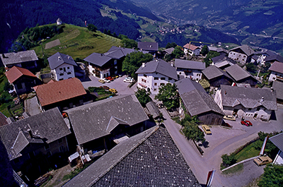 dorf vom turm